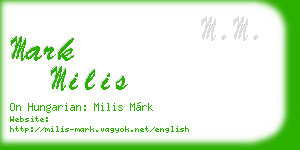 mark milis business card